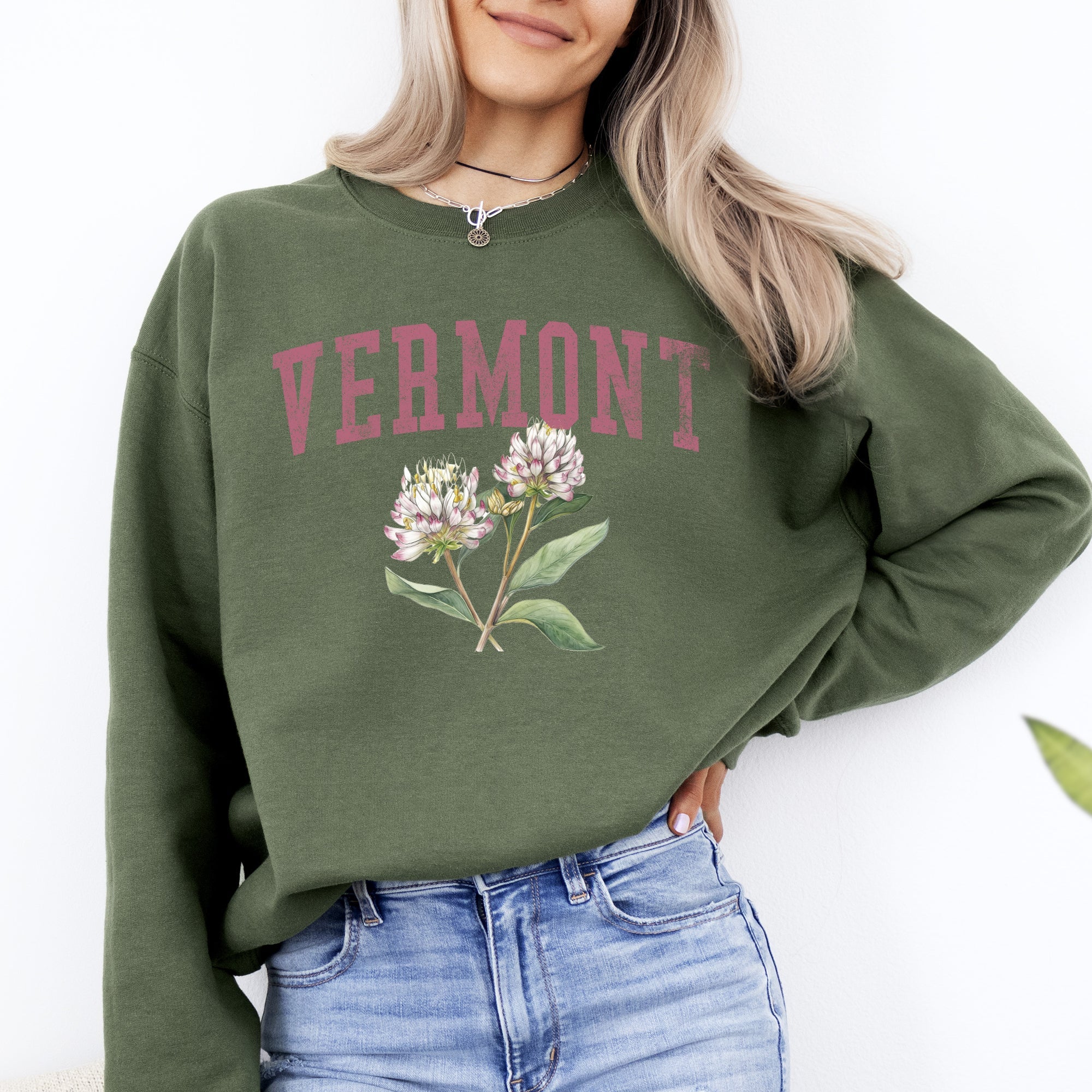 Vermont State Flower Sweatshirt