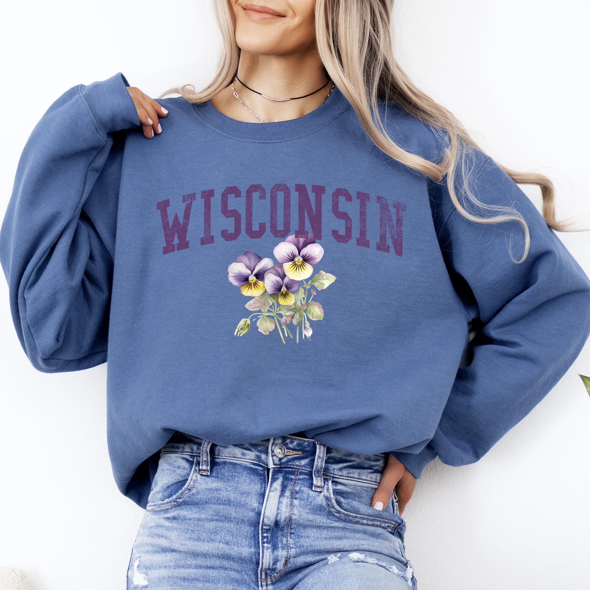 Wisconsin State Flower Sweatshirt