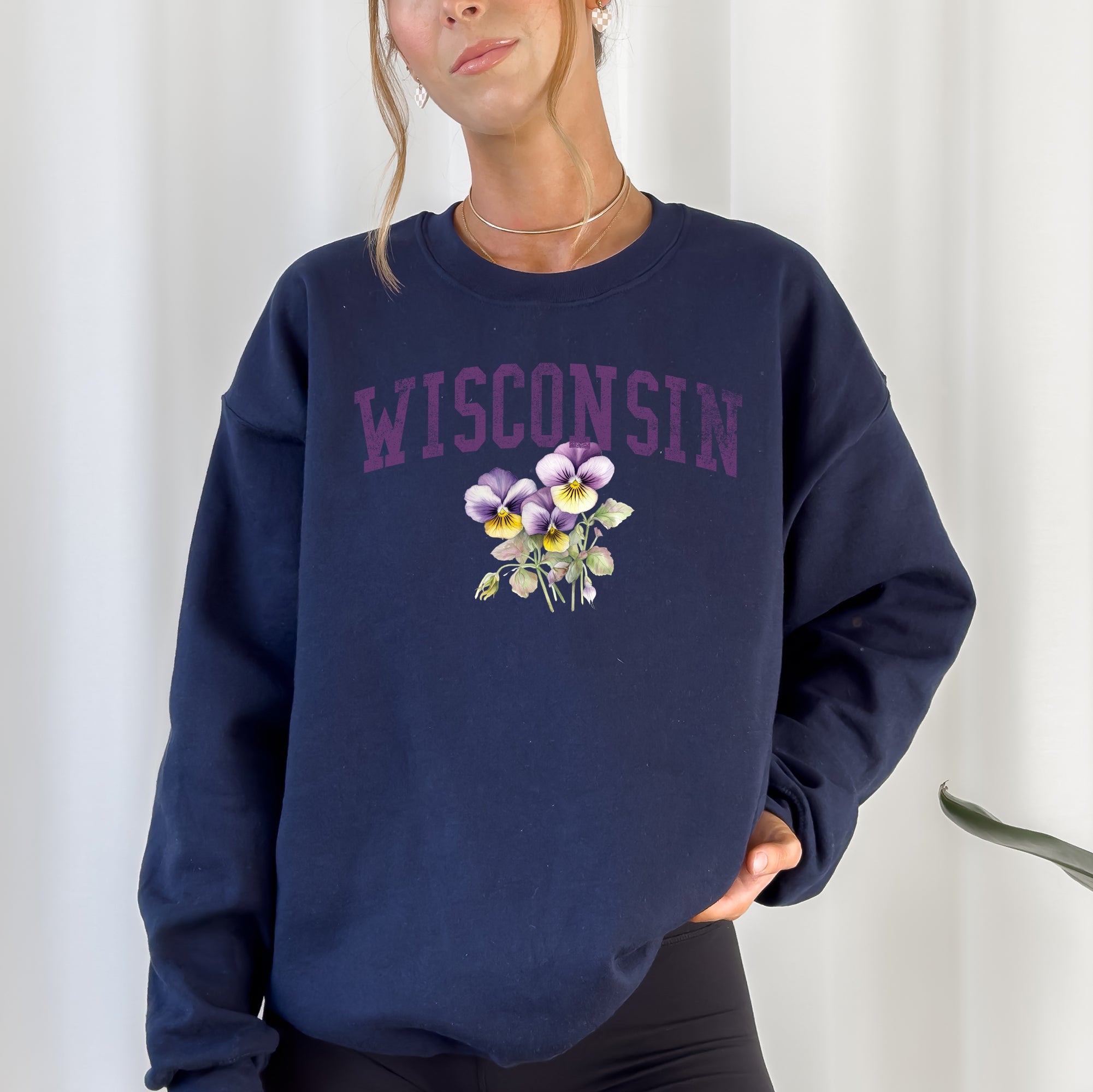 Wisconsin State Flower Sweatshirt
