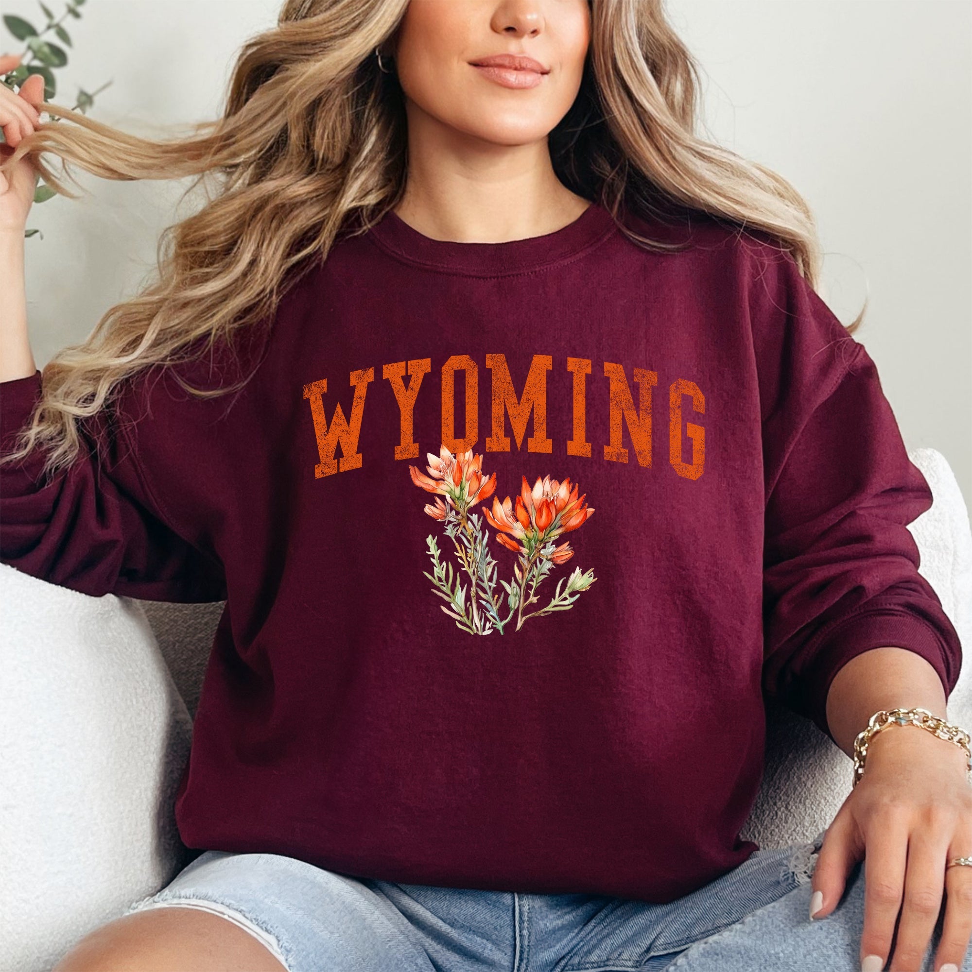 Wyoming State Flower Sweatshirt