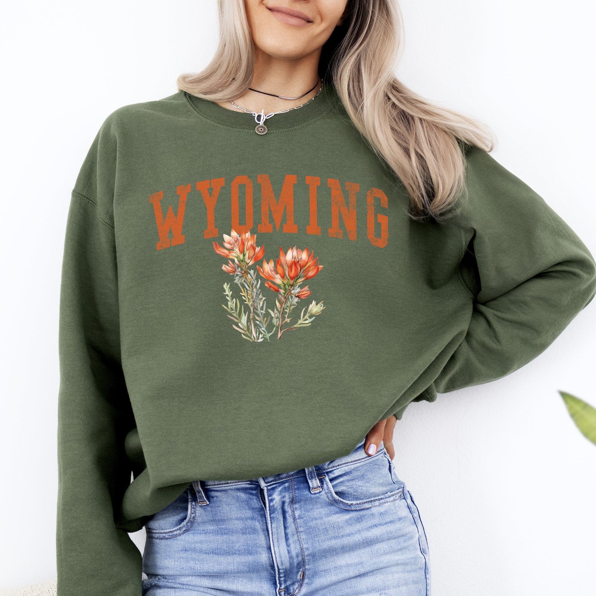 Wyoming State Flower Sweatshirt