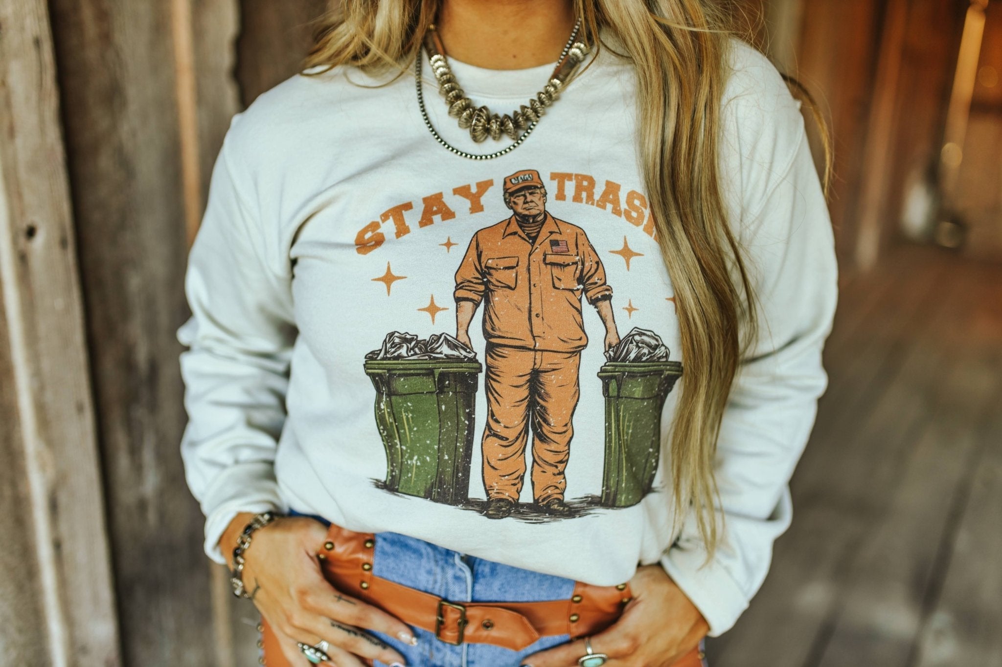 Stay Trashy Trump Graphic