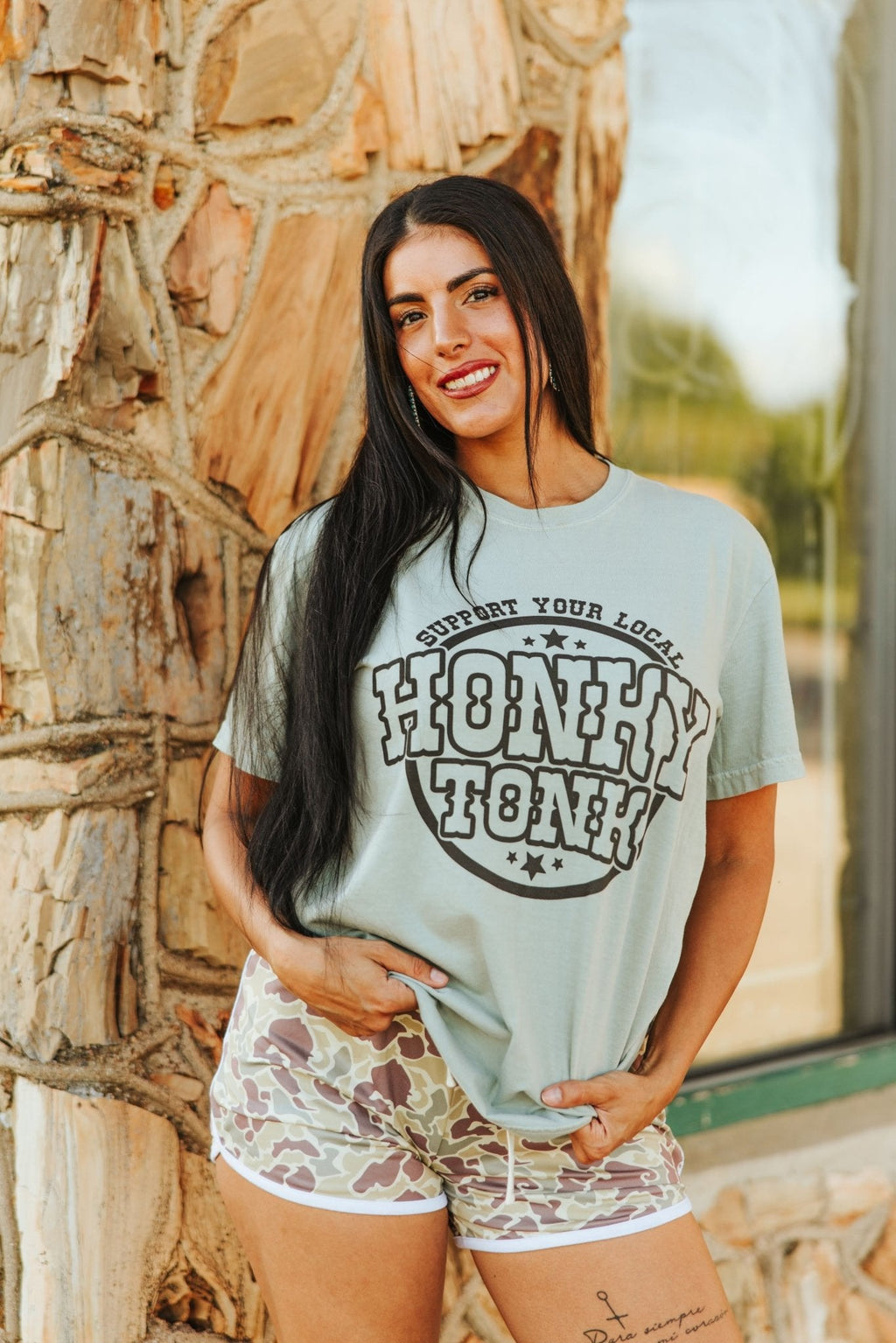 Support Local Honky Tonk Graphic Tee