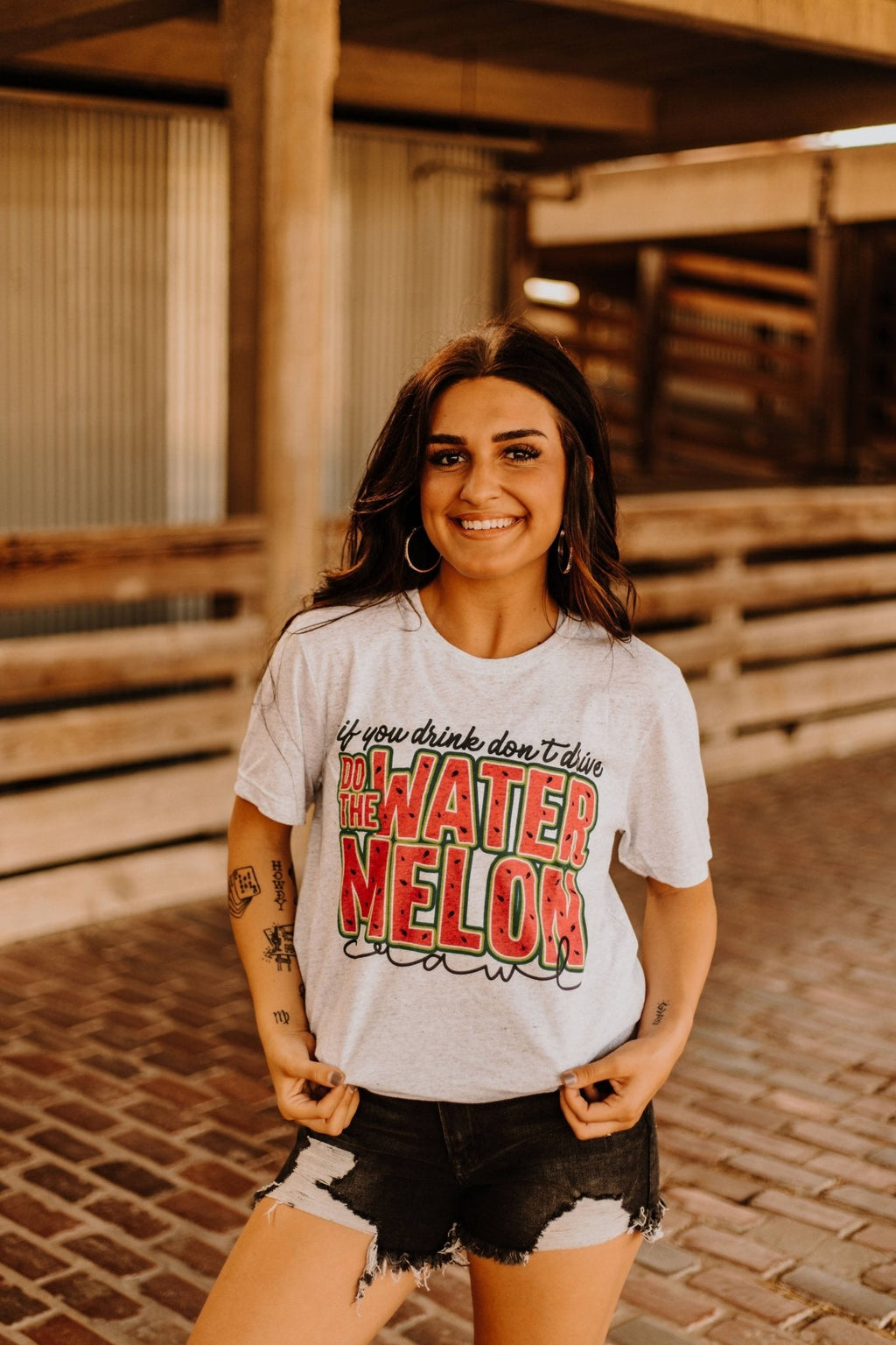 Watermelon Crawl Tee