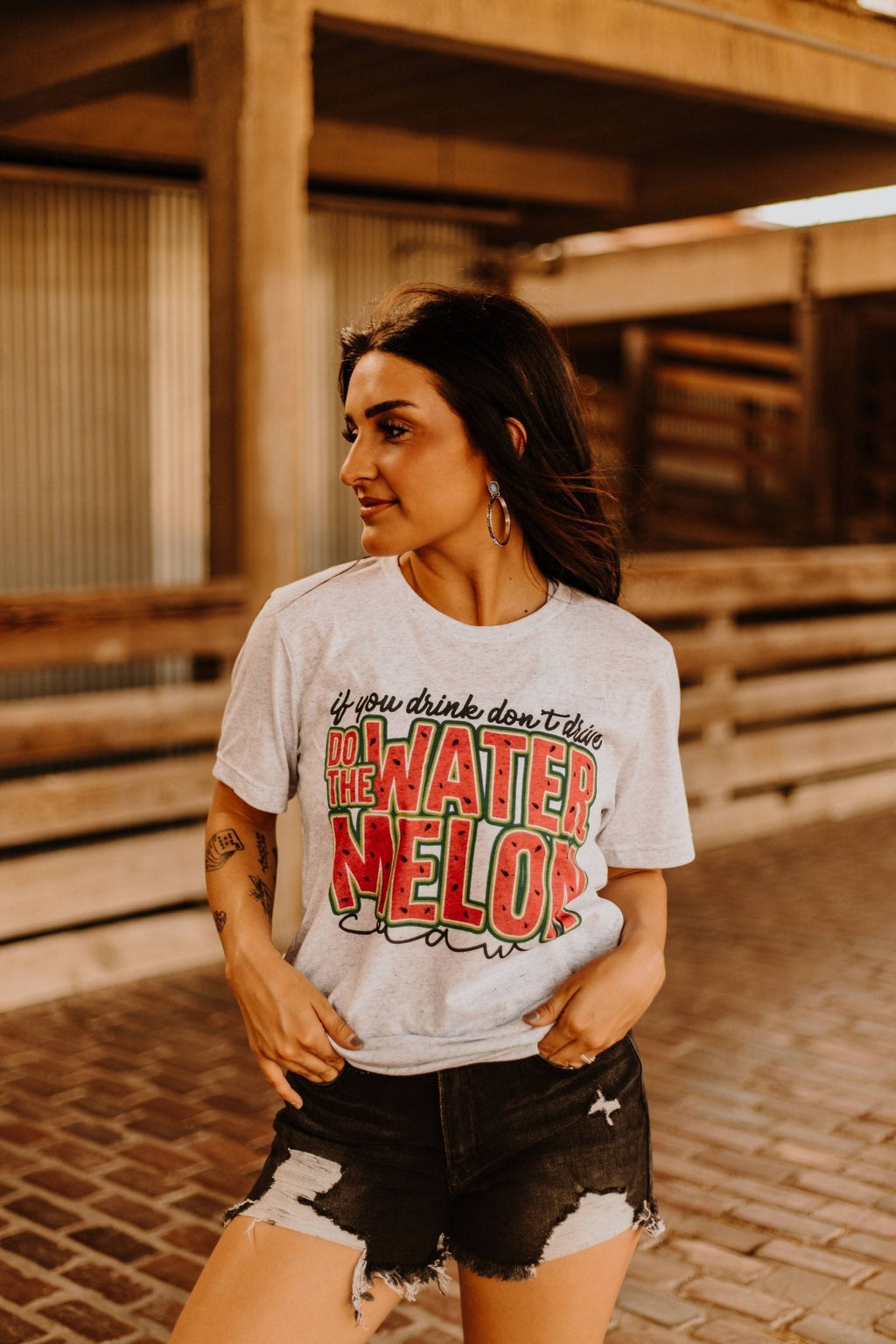 Watermelon Crawl Tee