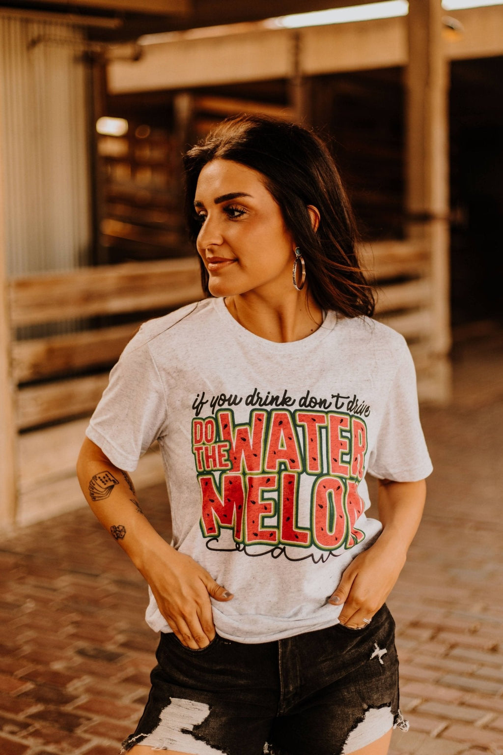 Watermelon Crawl Tee